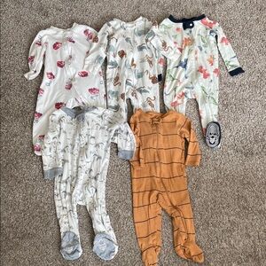 9 Month Baby Footie Pajamas Burt’s Bees & Carter’s